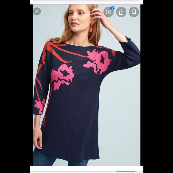 Anthropologie Sweaters - Field flower‎ Anthropologie tunic sweater . New.